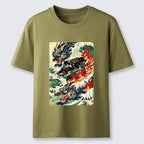 Kyoto-Lion Samurai Cat Beast Classic T-Shirt