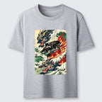 Kyoto-Lion Samurai Cat Beast Classic T-Shirt
