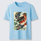Kyoto-Lion Samurai Cat Beast Classic T-Shirt