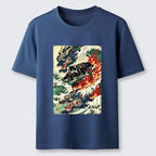Kyoto-Lion Samurai Cat Beast Classic T-Shirt