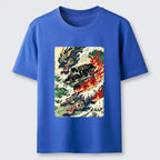 Kyoto-Lion Samurai Cat Beast Classic T-Shirt