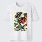 Kyoto-Lion Samurai Cat Beast Classic T-Shirt