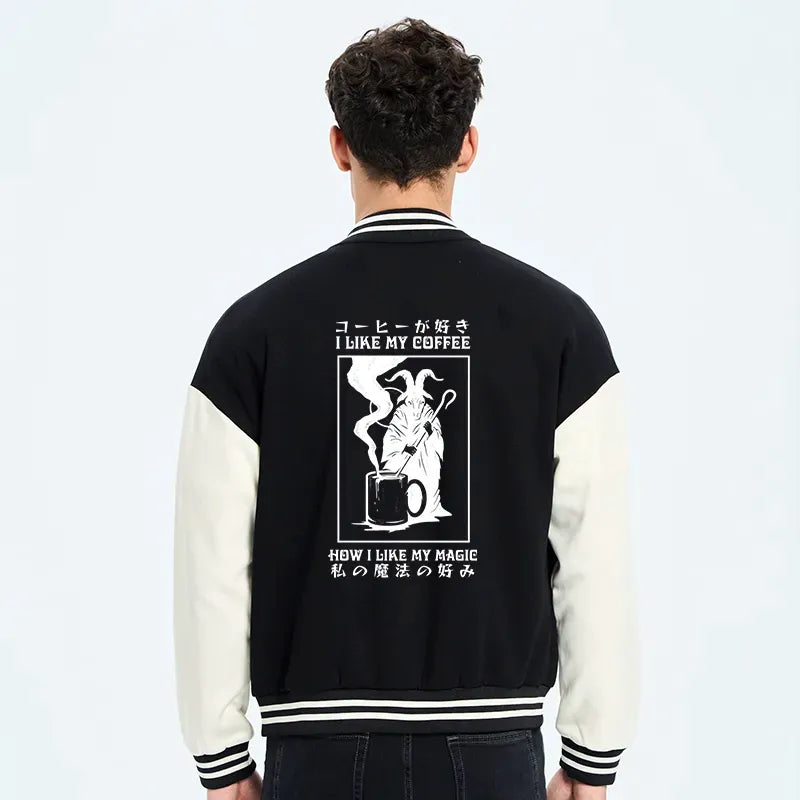 Japanese embroidered varsity jacket for daily wear