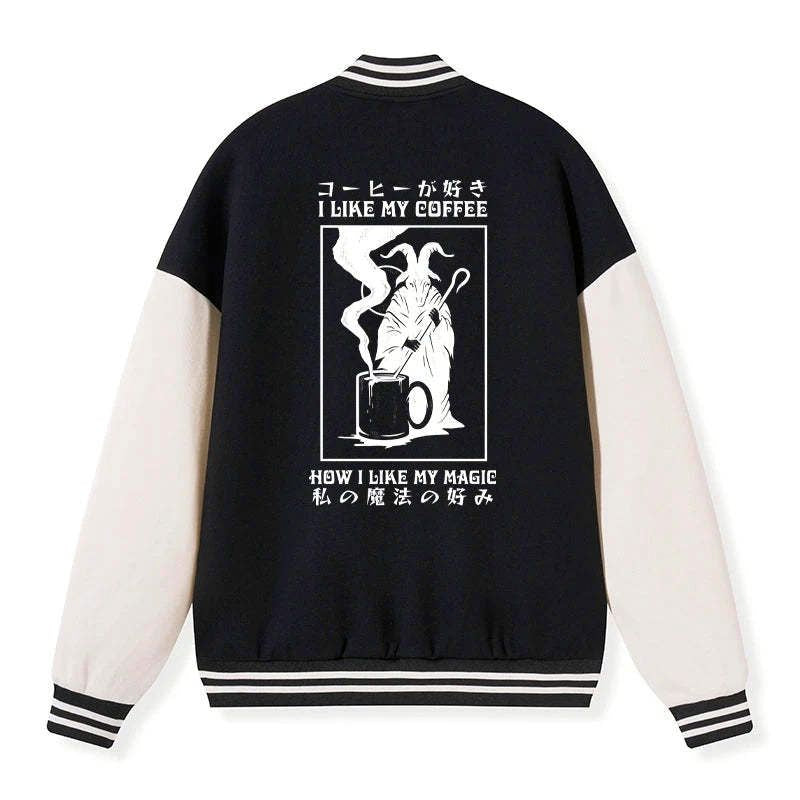 Kyoto Lion coffee embroidery jacket gift for him
