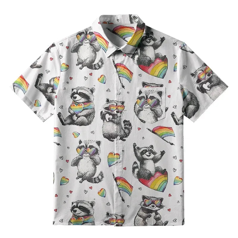 Vintage Japanese Raccoon Shirt Gift Idea