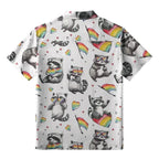 Kyoto-Lion Pride Raccoon Button-up Shirt