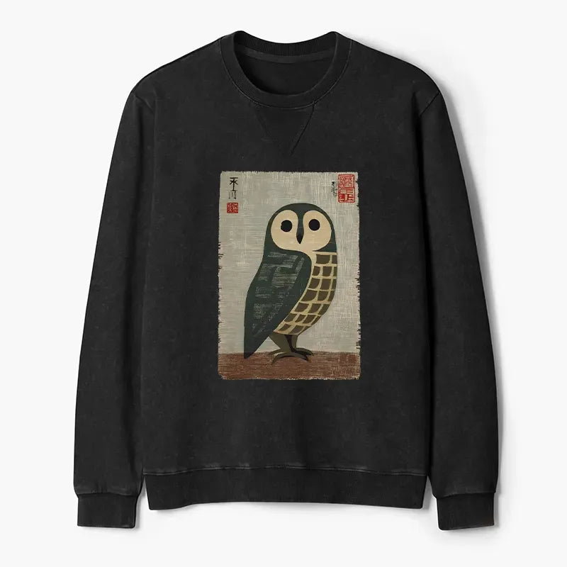 Traditional Owl Sweatshirt Free Shipping