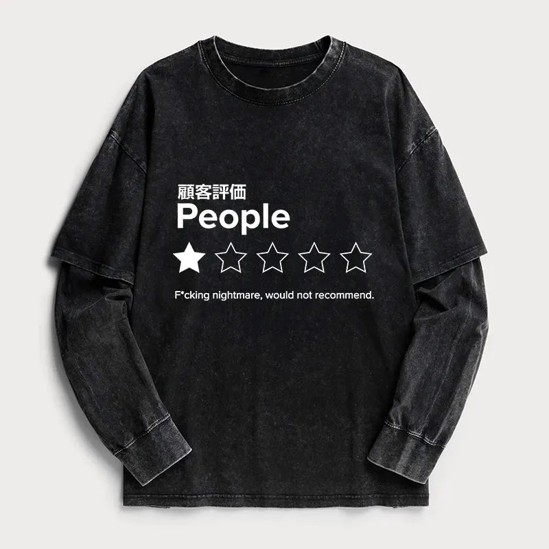 Japanese Washed Double Layer T-Shirt