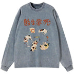 kyoto lion cultural streetwear top