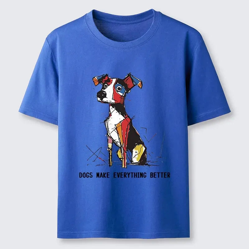 Unisex Cotton Graphic T-Shirt for Summer Vacation