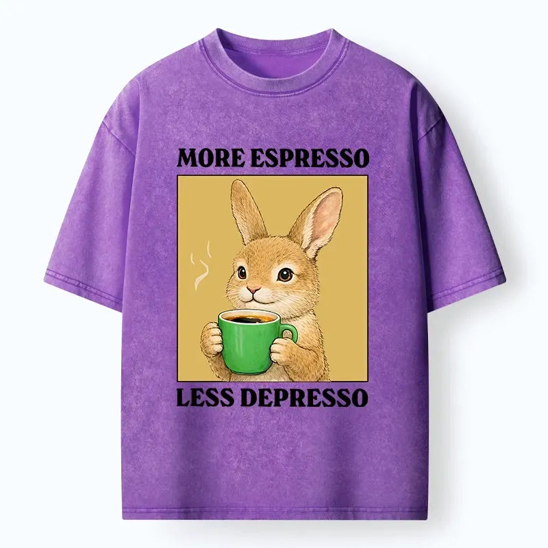 Japanese Rabbit Coffee T-Shirt for Spring