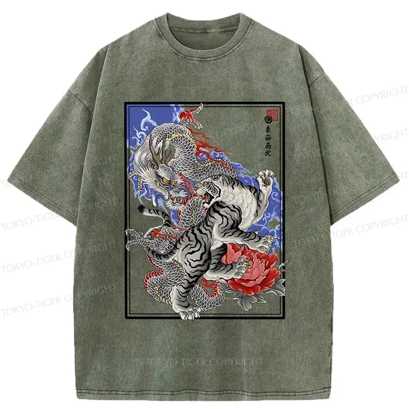 Vintage Japanese Dragon Tiger Tee