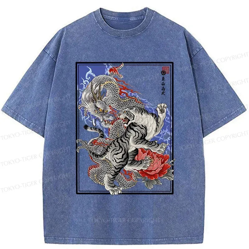 Vintage Japanese Dragon Tiger Tee