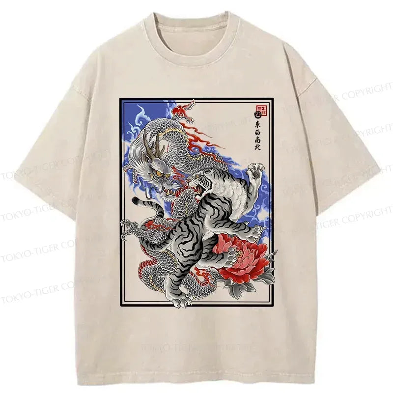 Vintage Japanese Dragon Tiger Tee