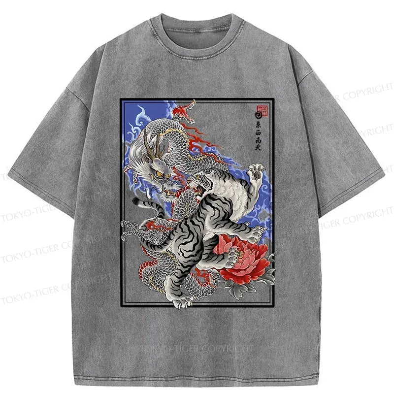 Vintage Japanese Dragon Tiger Tee