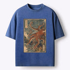 Japanese Giant Octopus Washed T-Shirt