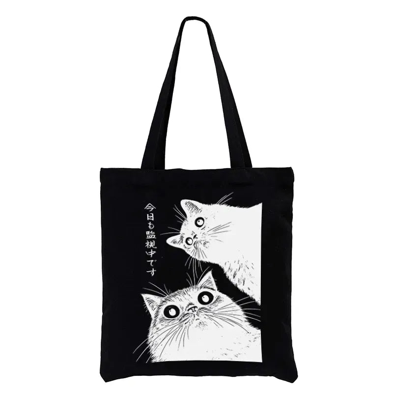 Kyoto Cat Tote Bag Gift Idea