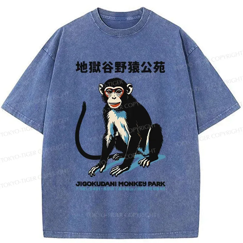 Japanese Washed T-Shirt for Daily Wear