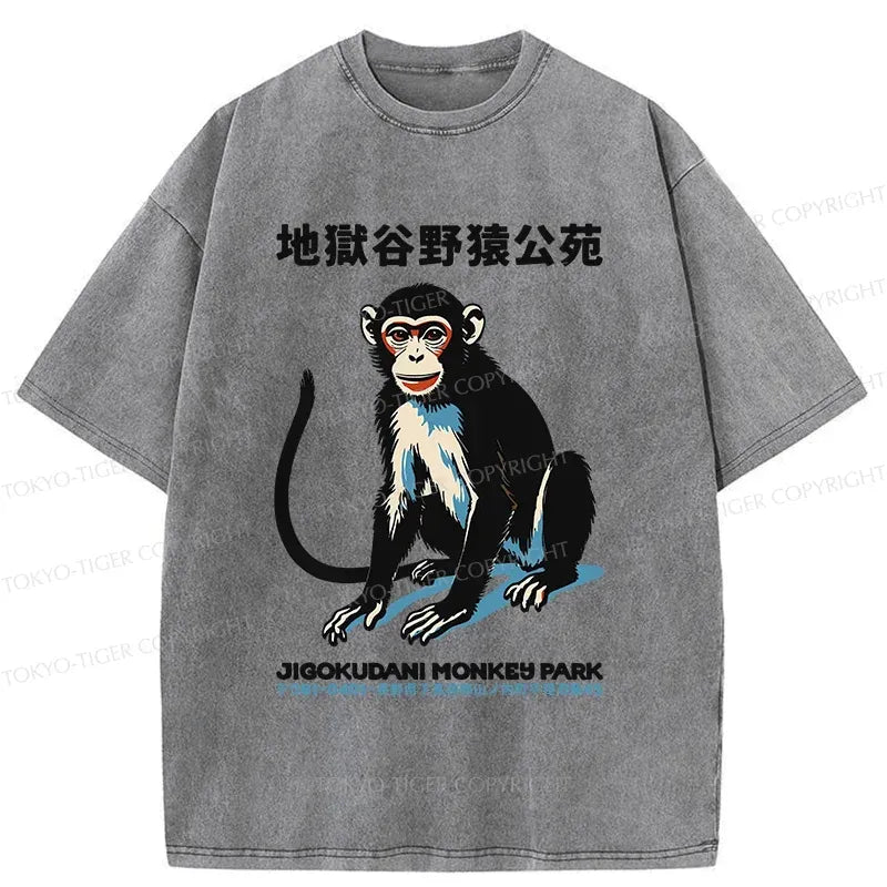Japanese Washed T-Shirt for Daily Wear