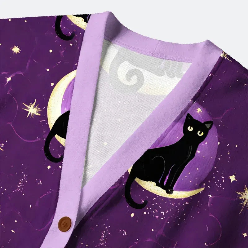 unisex cat cardigan sweater free shipping