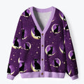 Kyoto moon cat ugly sweater for daily wear