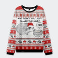 Kyoto-Lion Hedgehog Rejection Christmas Ugly Sweatshirt