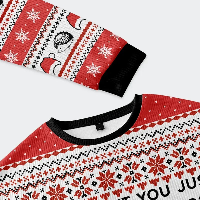 funny christmas ugly sweatshirt for men