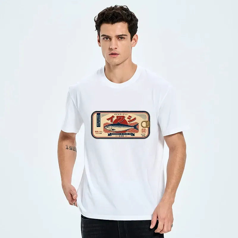 trendy japanese art t-shirt for summer