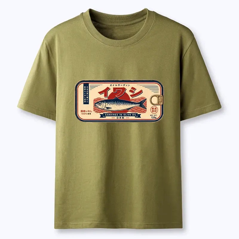 Kyoto-Lion Vintage Japanese Sardine Can Art Classic T-Shirt