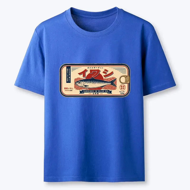 Kyoto-Lion Vintage Japanese Sardine Can Art Classic T-Shirt