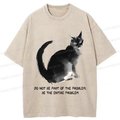 Japanese Vintage Cat Tee Gift Idea