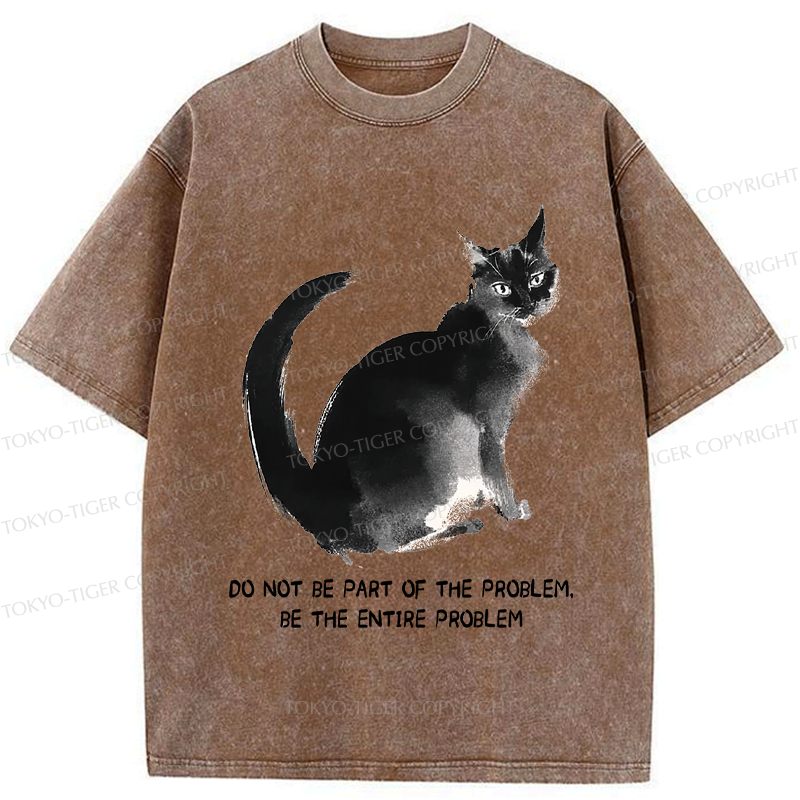 Japanese Vintage Cat Tee Gift Idea