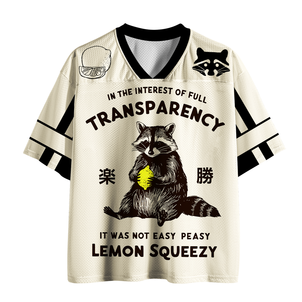 Raccoon Mesh Jersey for Daily Wear