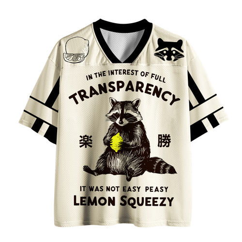 Raccoon Mesh Jersey for Daily Wear