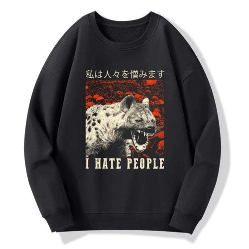 Kyoto-Lion A Hyena That Hates Humans Sweatshirt