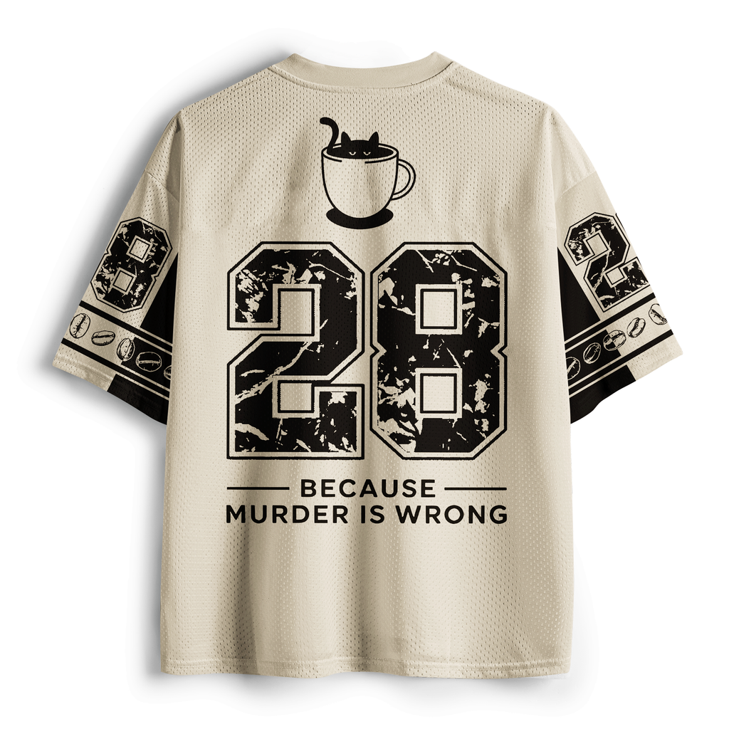 Comfortable Mesh Jersey Casual Style