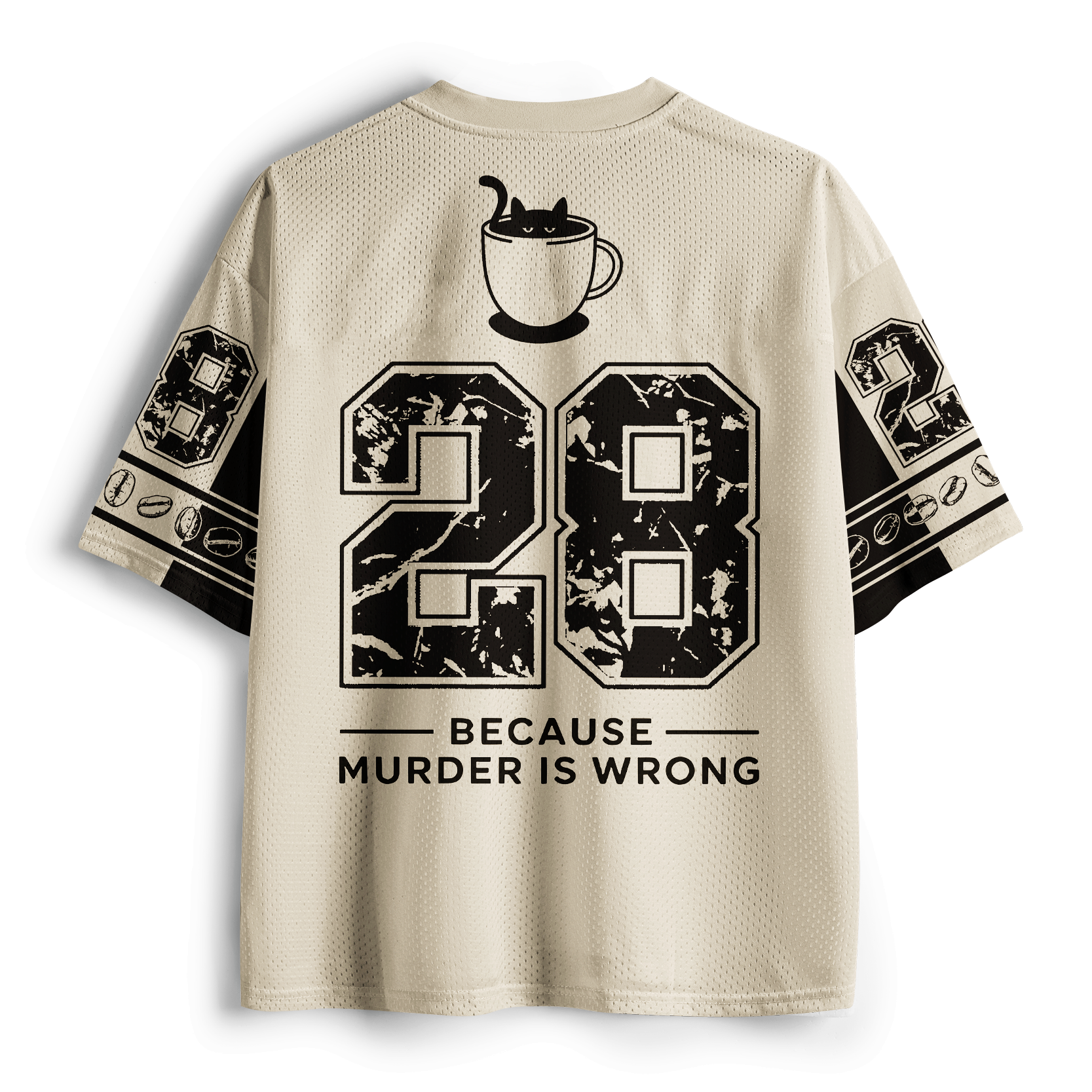 Comfortable Mesh Jersey Casual Style