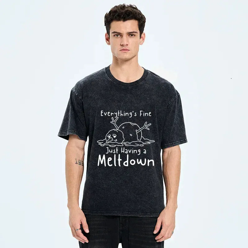 Kyoto-Lion streetwear t-shirt trendy summer