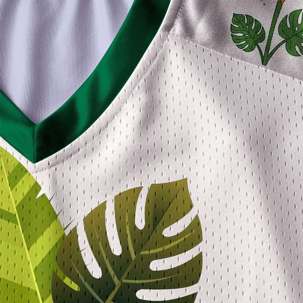 Tropical Toucan Mesh Panel Long Sleeve