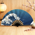 Great Wave Off Fuji Hand Fan for Festival