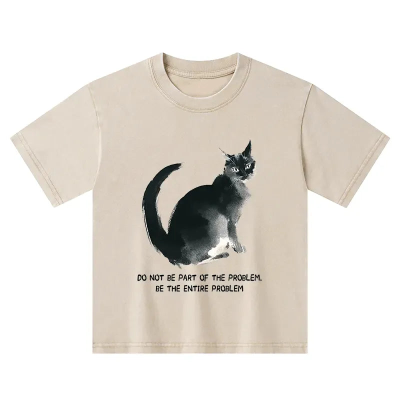 Kyoto lion cat meme t-shirt on sale