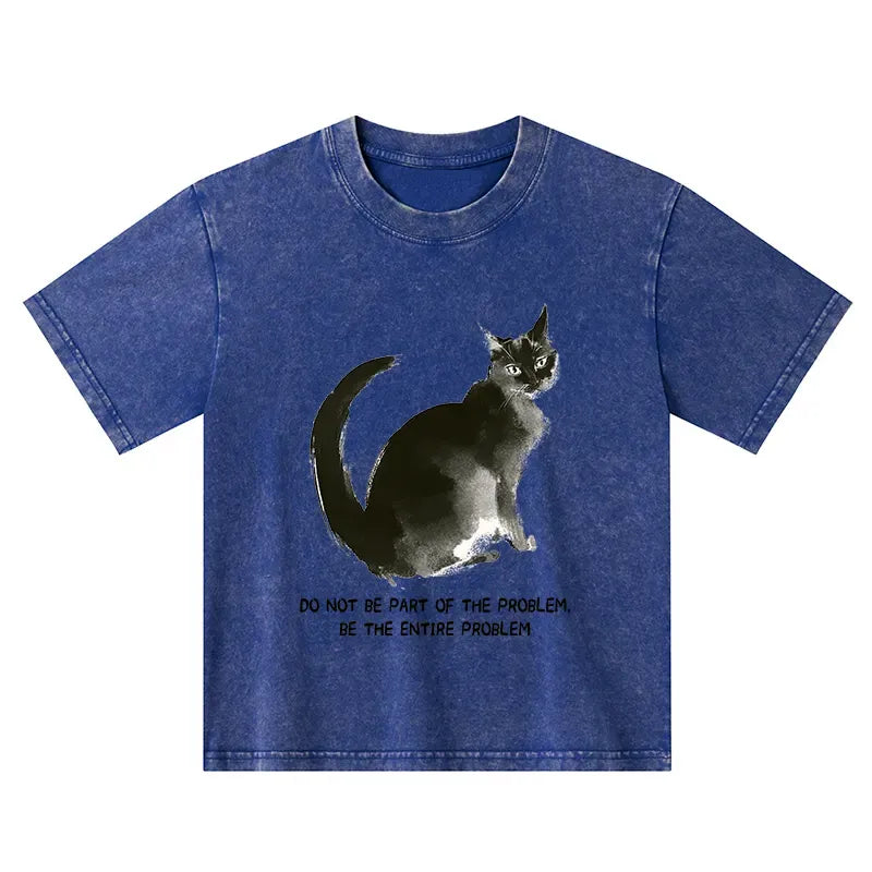 Kyoto lion cat meme t-shirt on sale