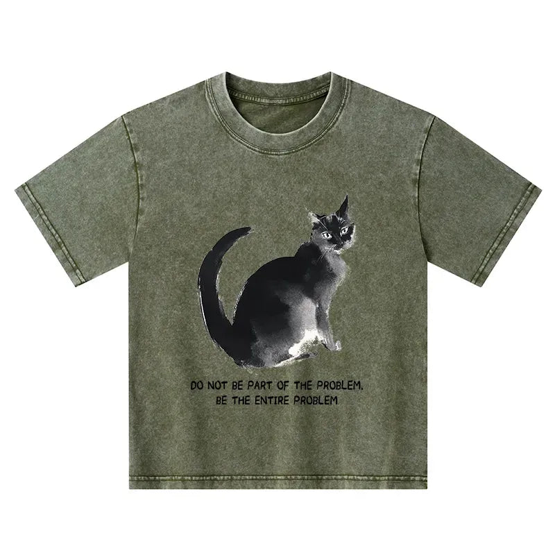 Kyoto lion cat meme t-shirt on sale