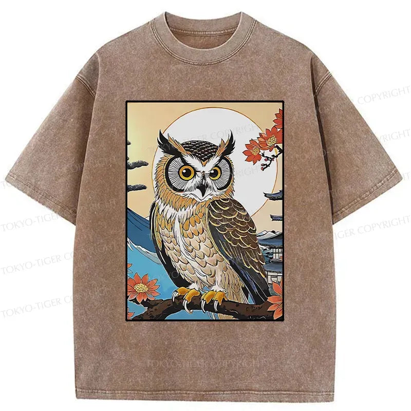 Vintage Kyoto Owl Shirt On Sale