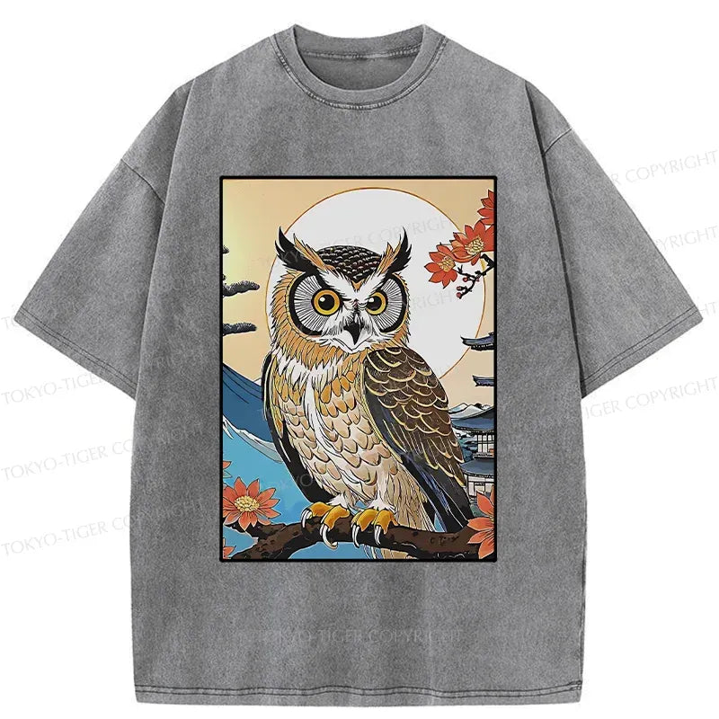 Vintage Kyoto Owl Shirt On Sale