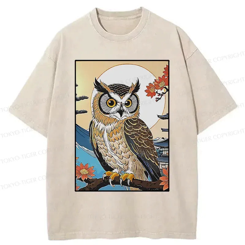 Vintage Kyoto Owl Shirt On Sale