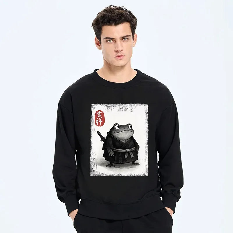 Kyoto-Lion Blade of the Frog: A Samurai's Tale Classic Sweatshirt