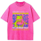 Kyoto-Lion A Self-Aware Frog Washed T-Shirt