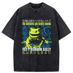 Kyoto Lion Cotton Frog Tee for Streetwear