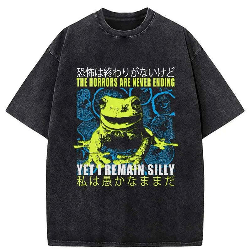Kyoto Lion Cotton Frog Tee for Streetwear